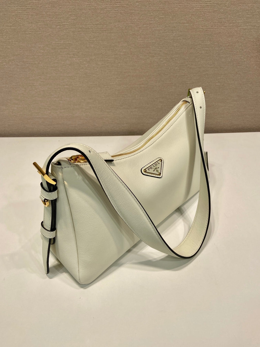 Prada Aimee medium leather shoulder bag
