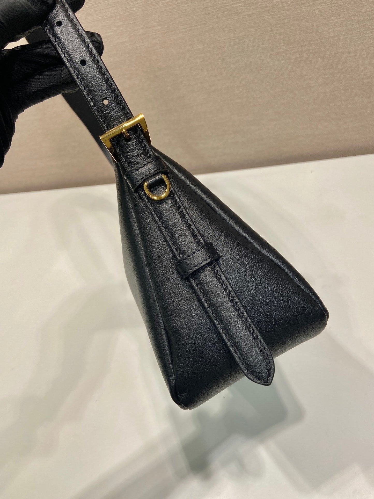 Prada Aimee medium leather shoulder bag