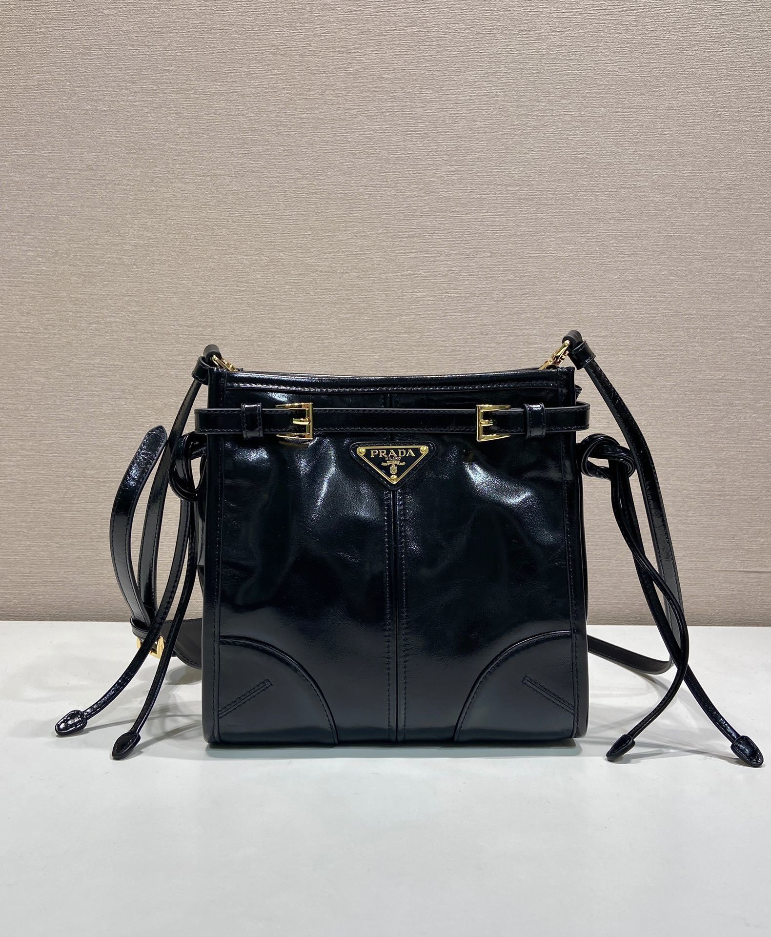 Prada Bonnie leather mini shoulder bag