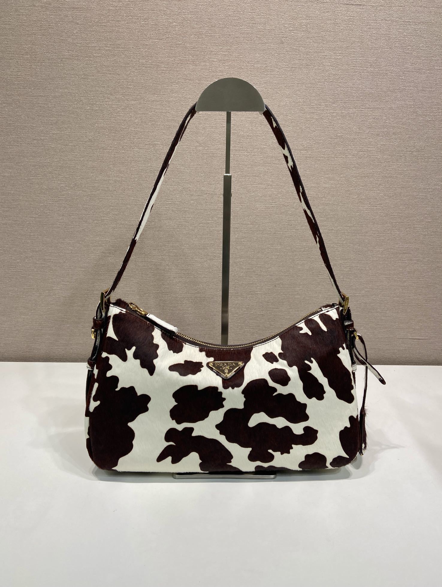 Prada Aimèe medium printed leather shoulder bag