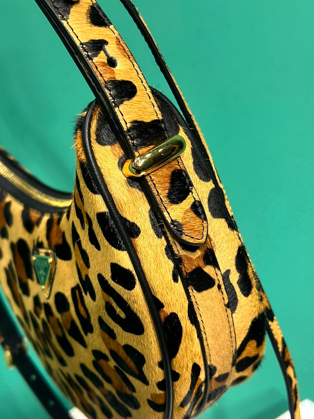 Prada Arque printed leather mini shoulder bag