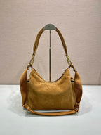 Prada Explore large suede bag