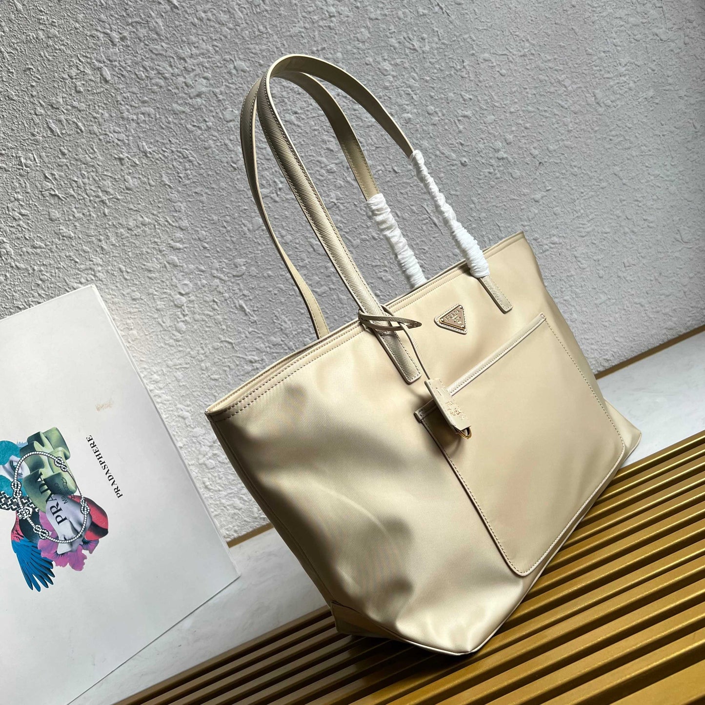 Prada Re-Edition 1978 medium Re-Nylon and Saffiano leather tote bag