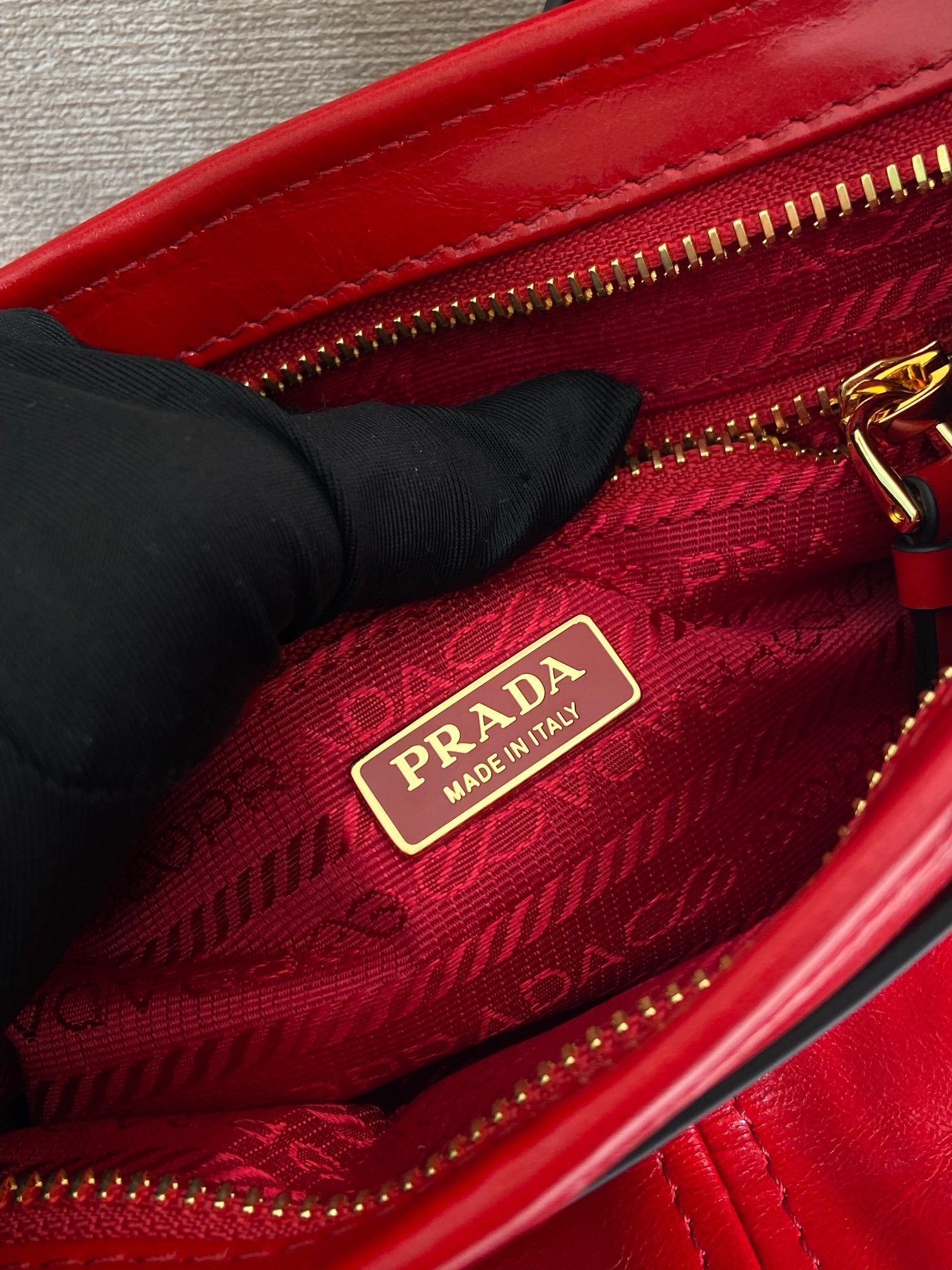Prada Bonnie leather mini handbag