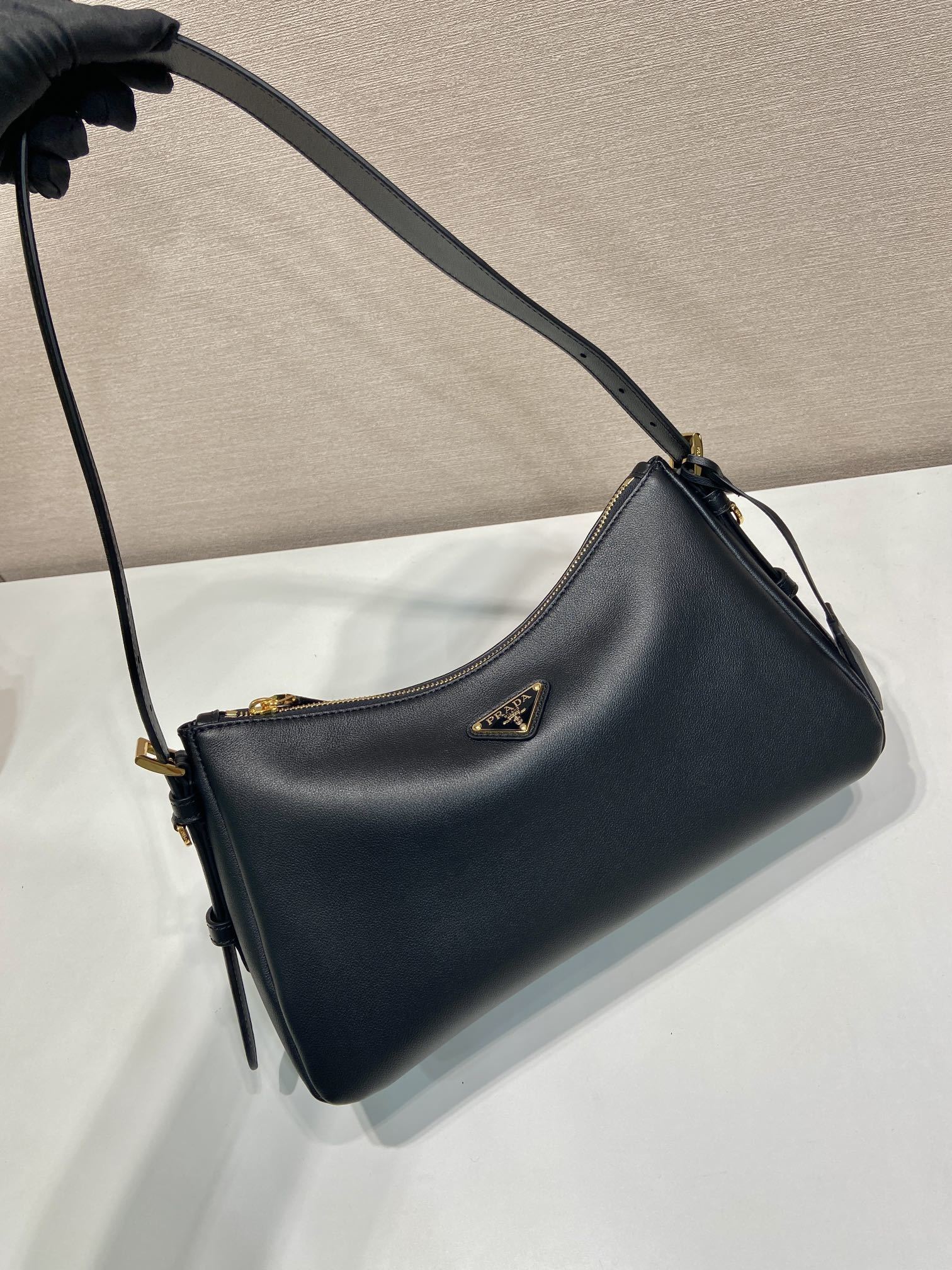 Prada Aimee medium leather shoulder bag