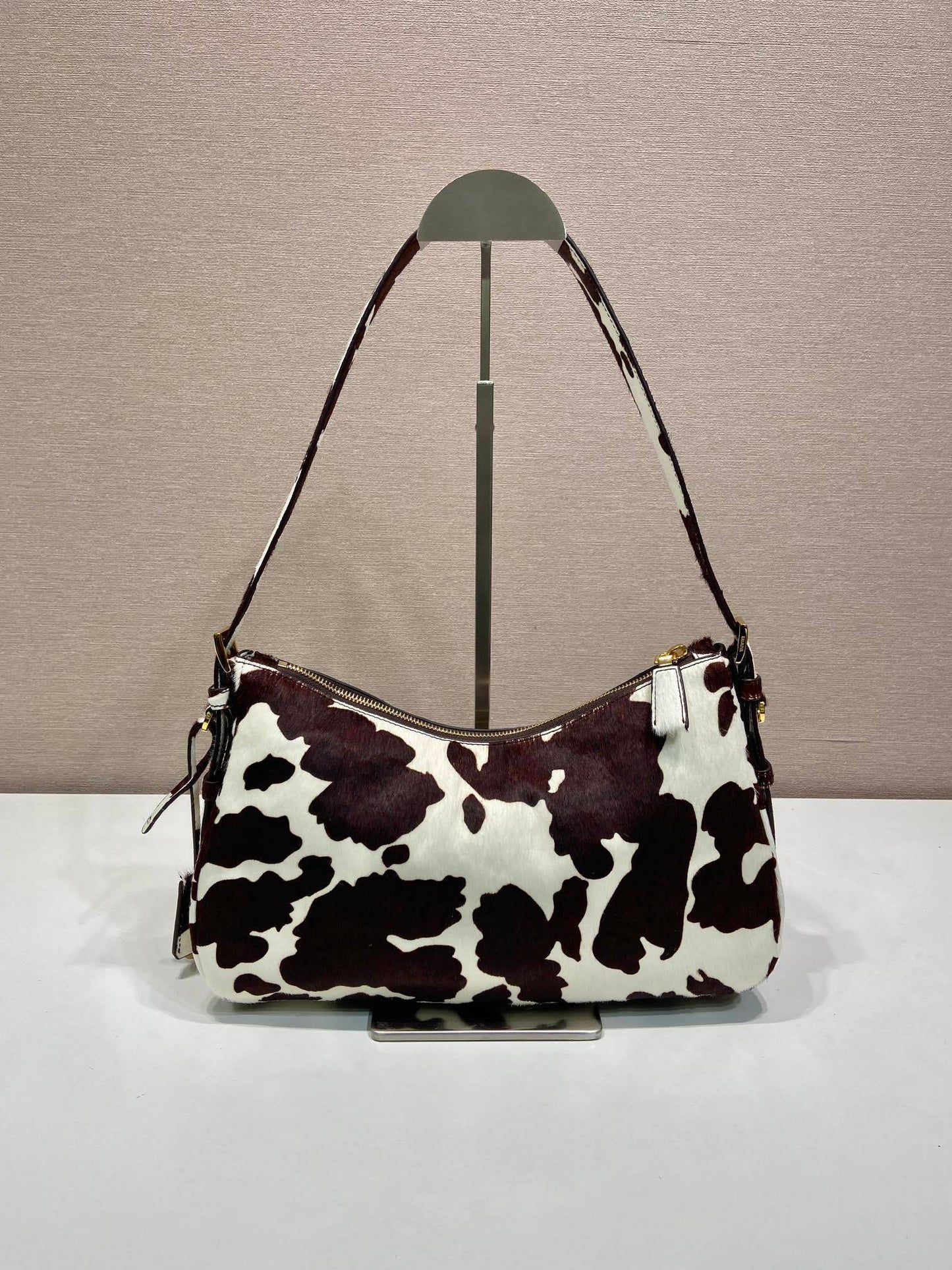 Prada Aimèe medium printed leather shoulder bag