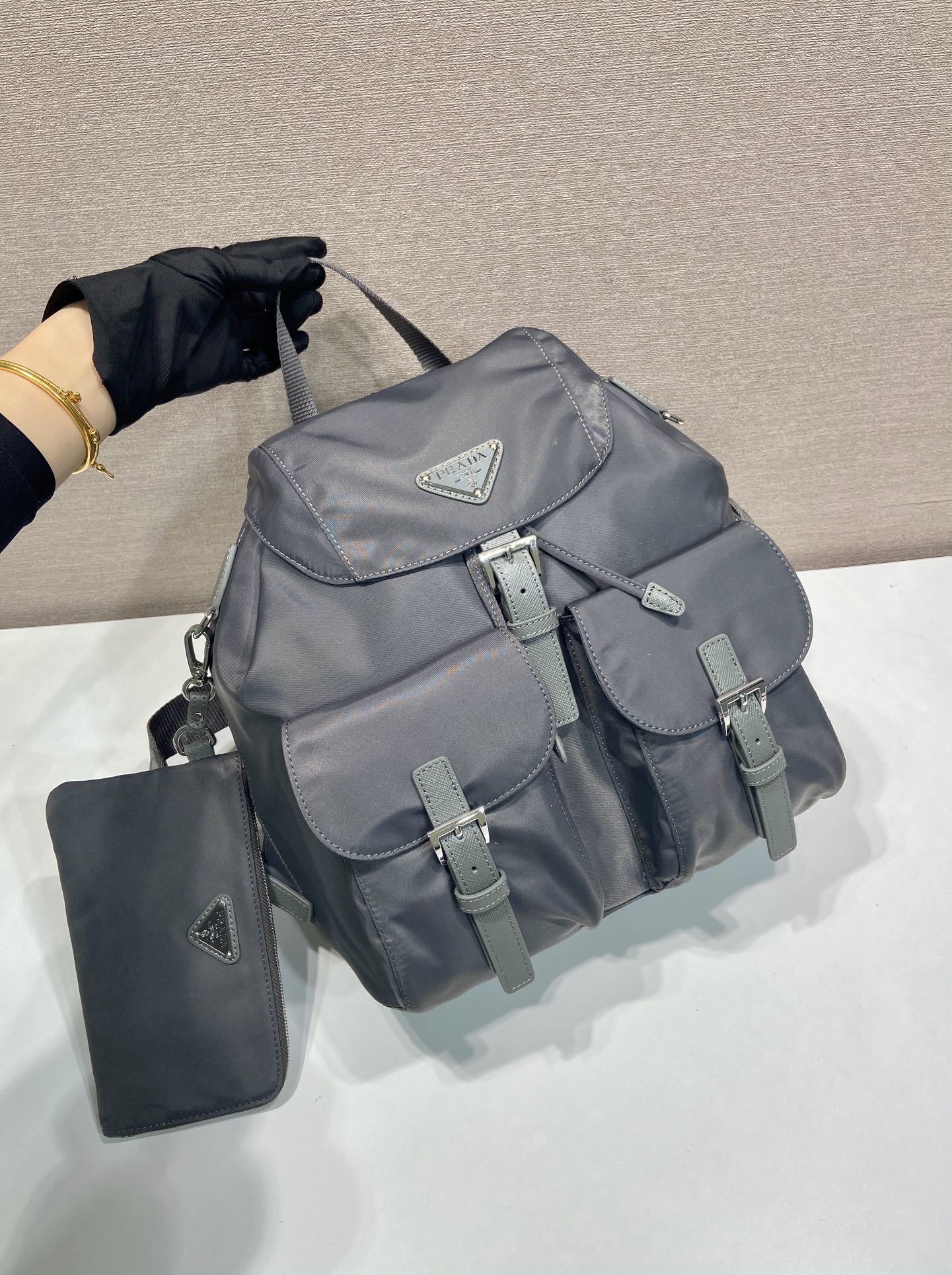 Medium Re-Nylon Backpack