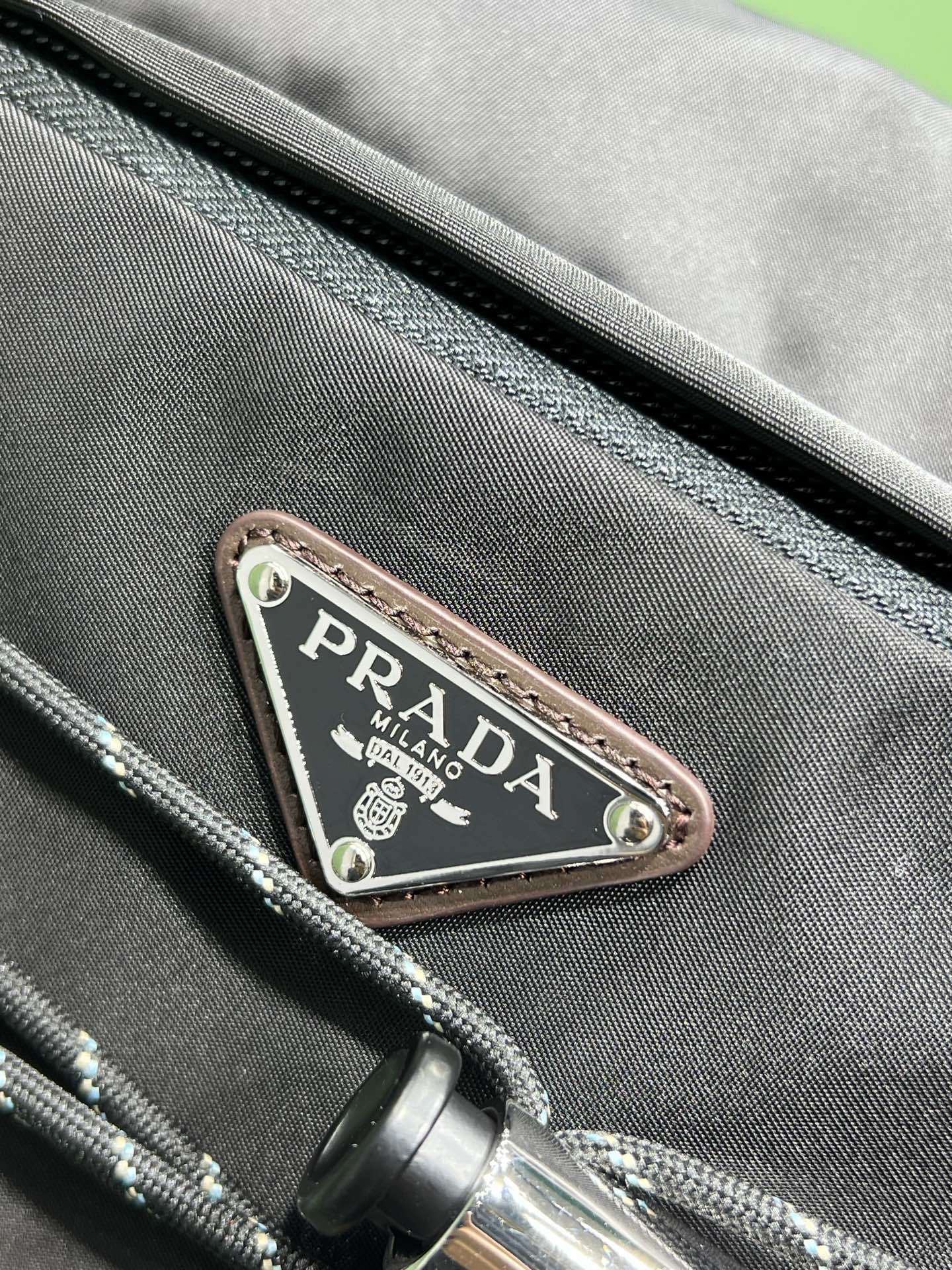 Prada Speedrock Re-Nylon and leather shoulder bag
