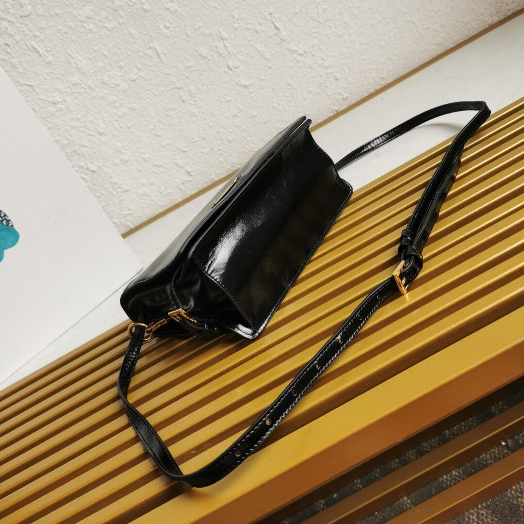 Prada leather shoulder bag