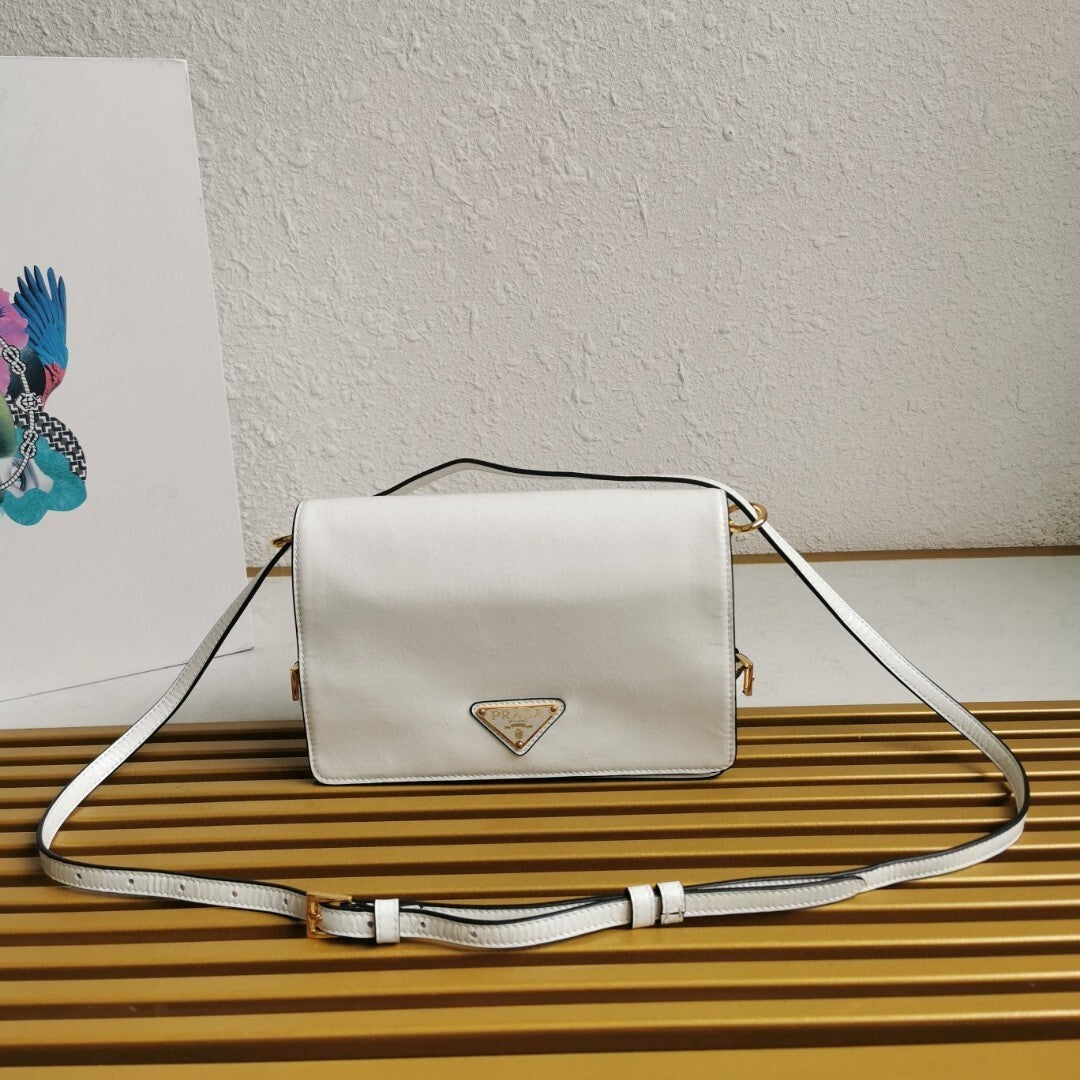 Prada leather shoulder bag