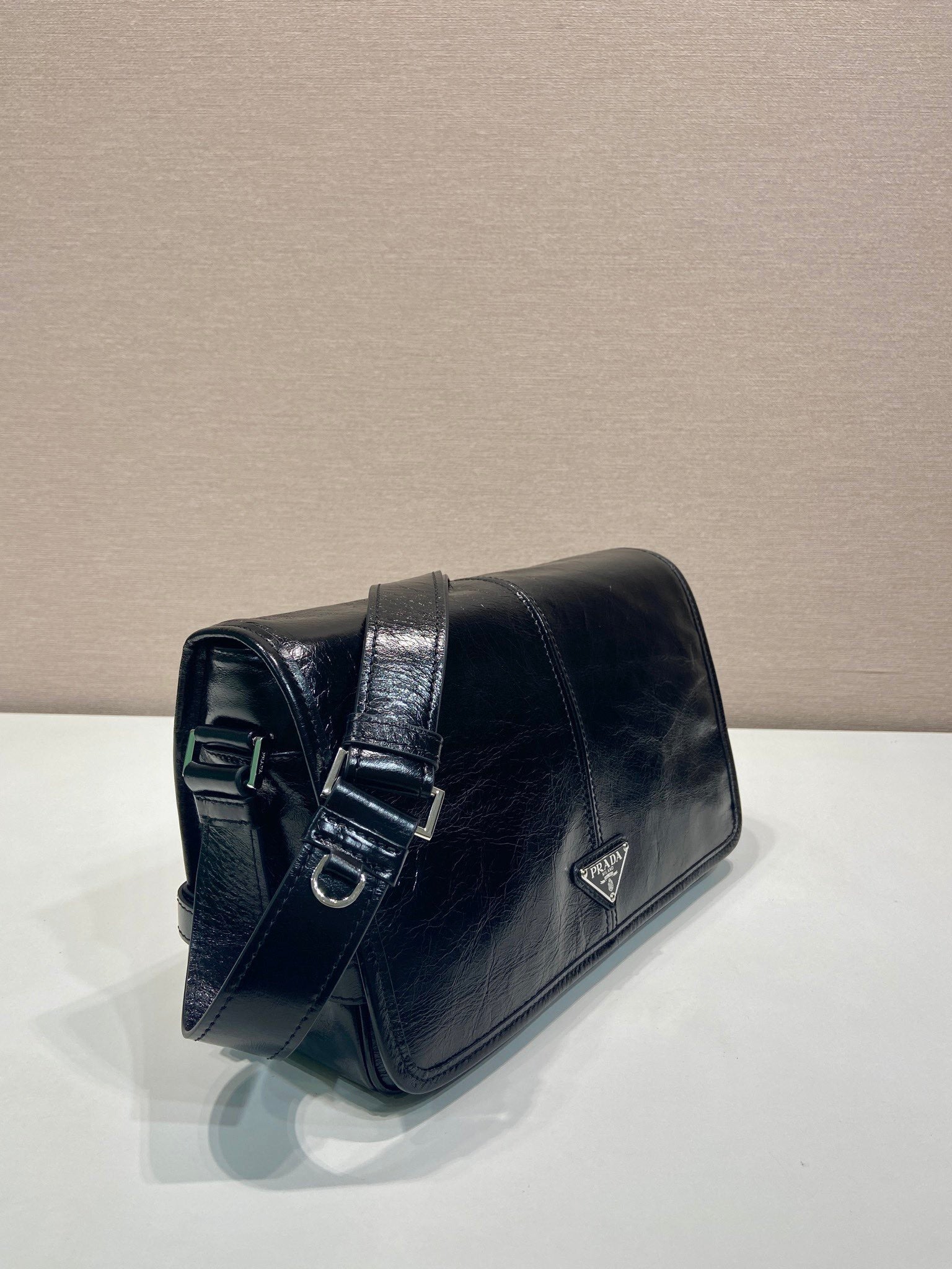 Prada leather shoulder bag