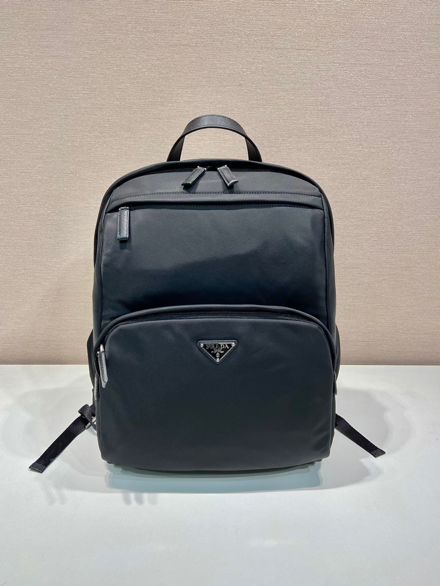 Prada Re-Nylon and Saffiano leather backpack