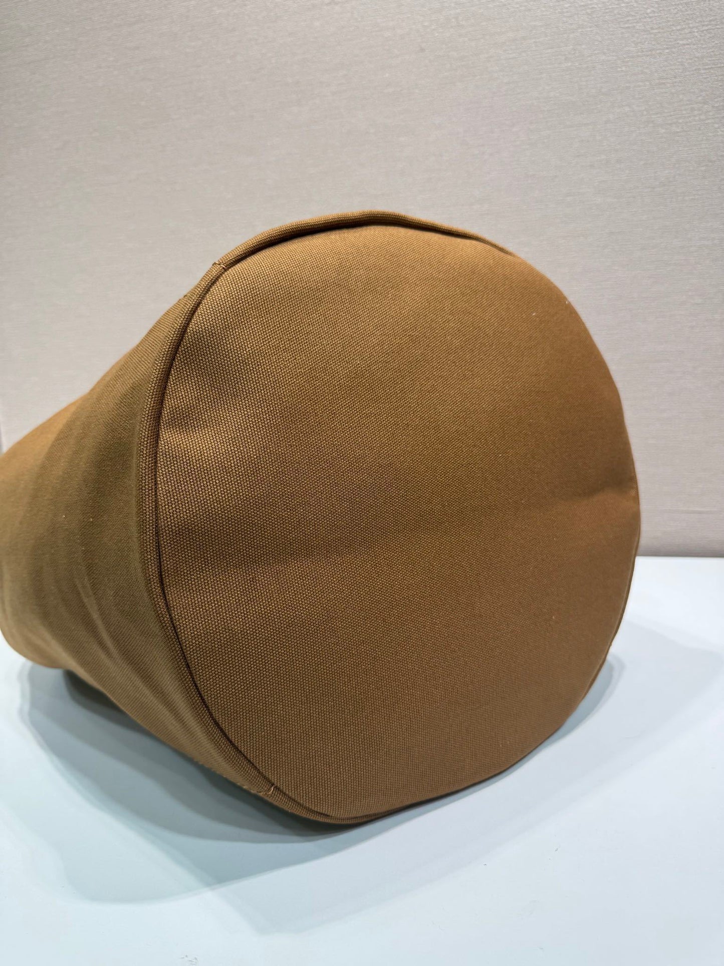Prada canvas drawstring duffle bag