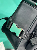 Prada medium Re-Nylon and Saffiano leather shoulder bag