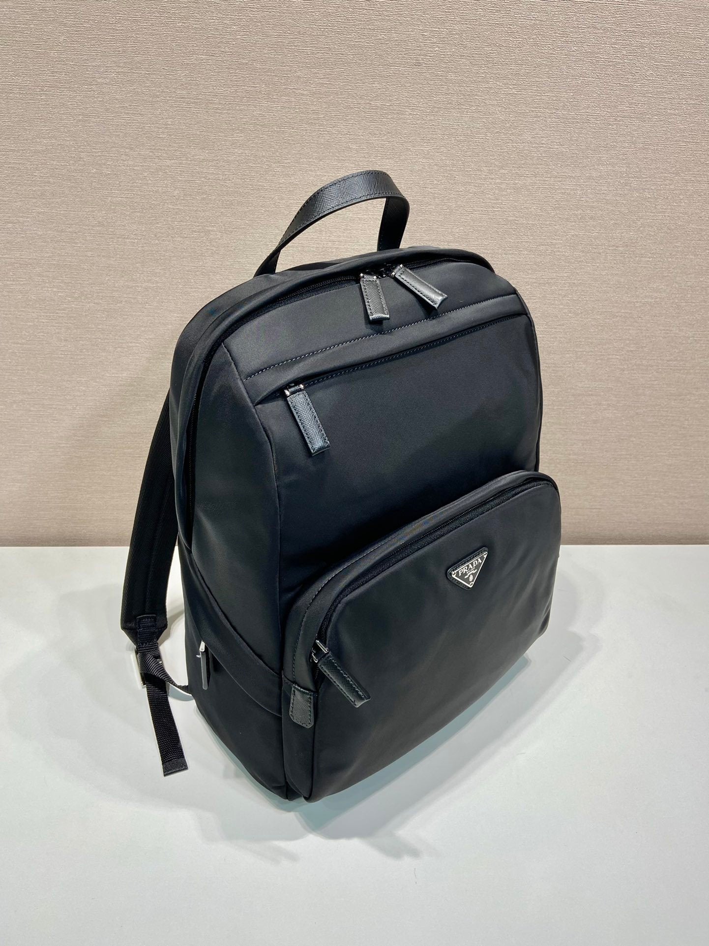 Prada Re-Nylon and Saffiano leather backpack
