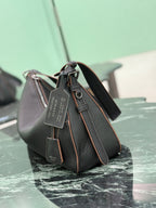 Prada Aimee large leather shoulder bag