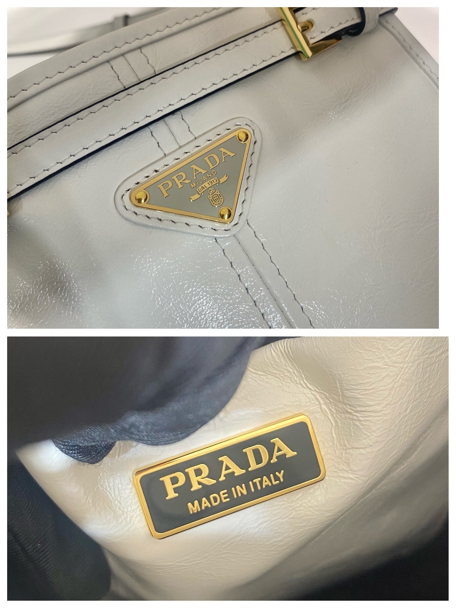 Prada Bonnie leather mini shoulder bag
