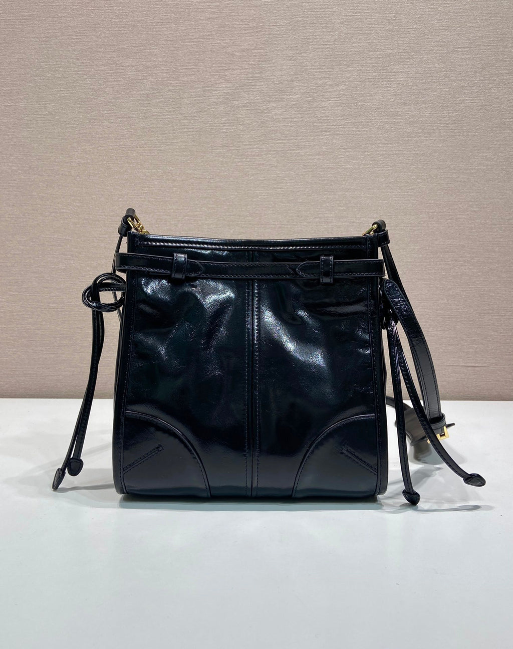 Prada Bonnie leather mini shoulder bag
