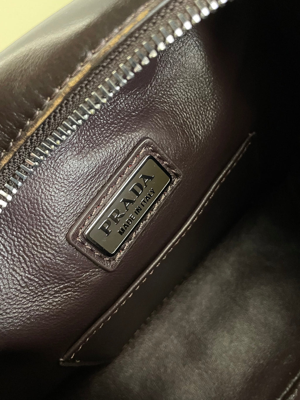 Prada nappa leather shoulder bag