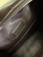 Prada nappa leather shoulder bag