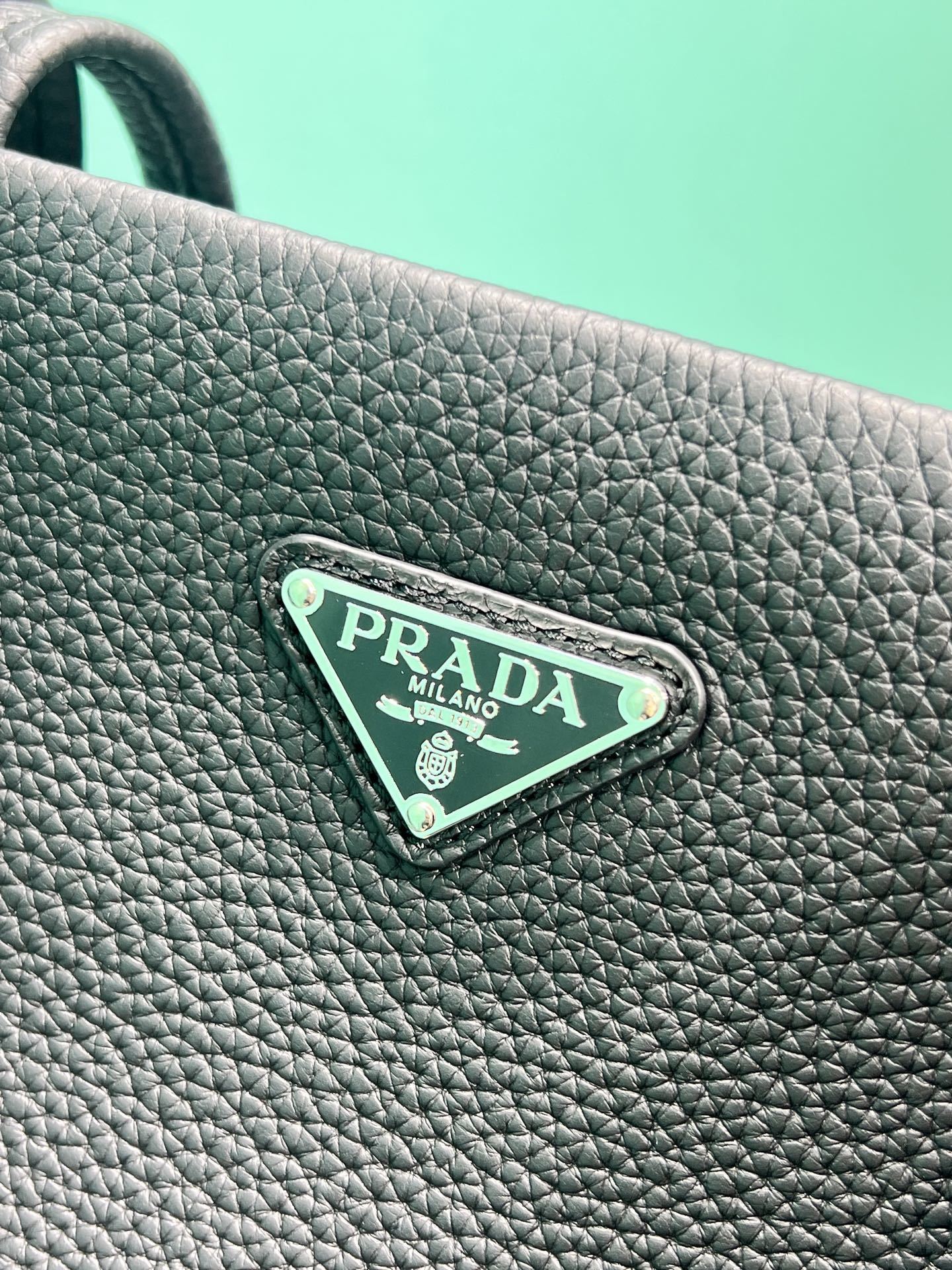 Prada leather tote bag