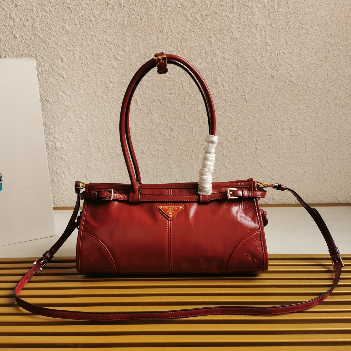 Prada Bonnie medium leather handbag