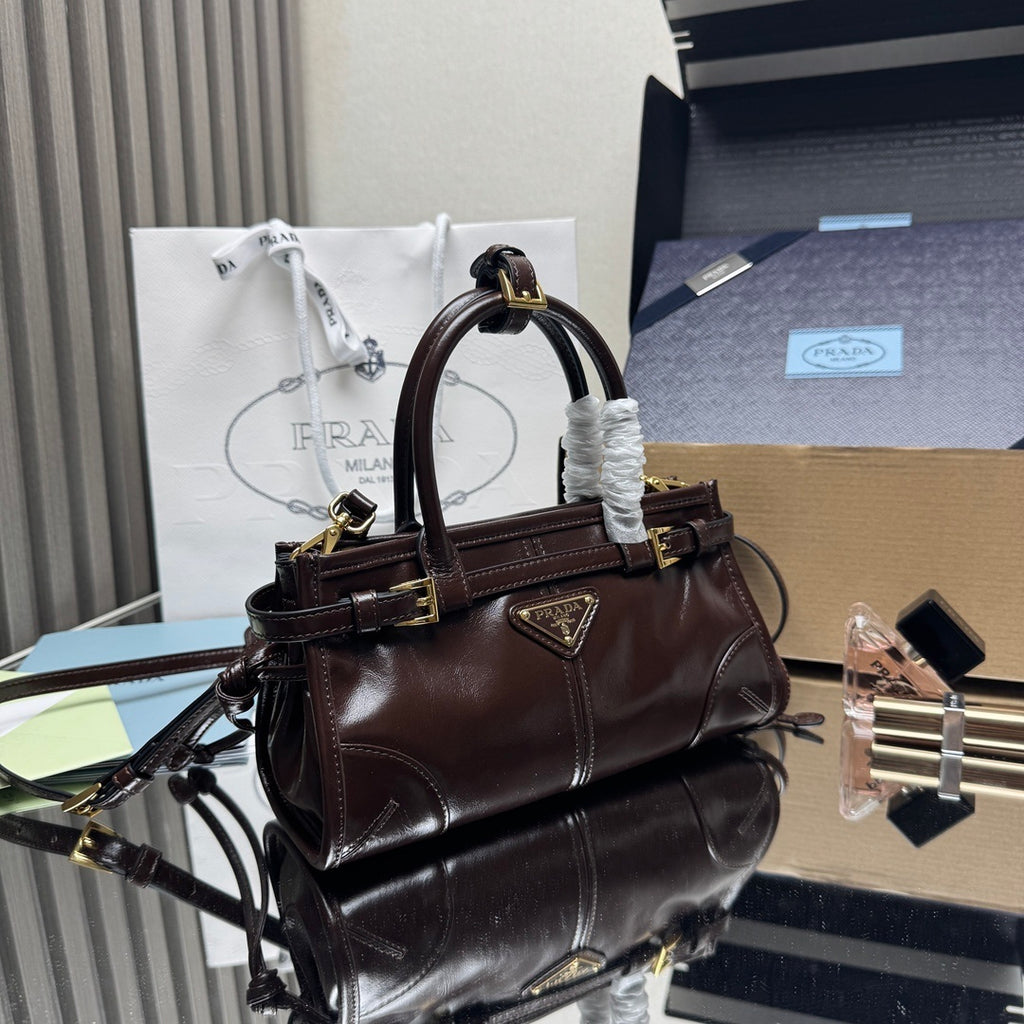 Prada Bonnie leather mini handbag