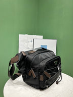Prada Speedrock Re-Nylon and leather shoulder bag