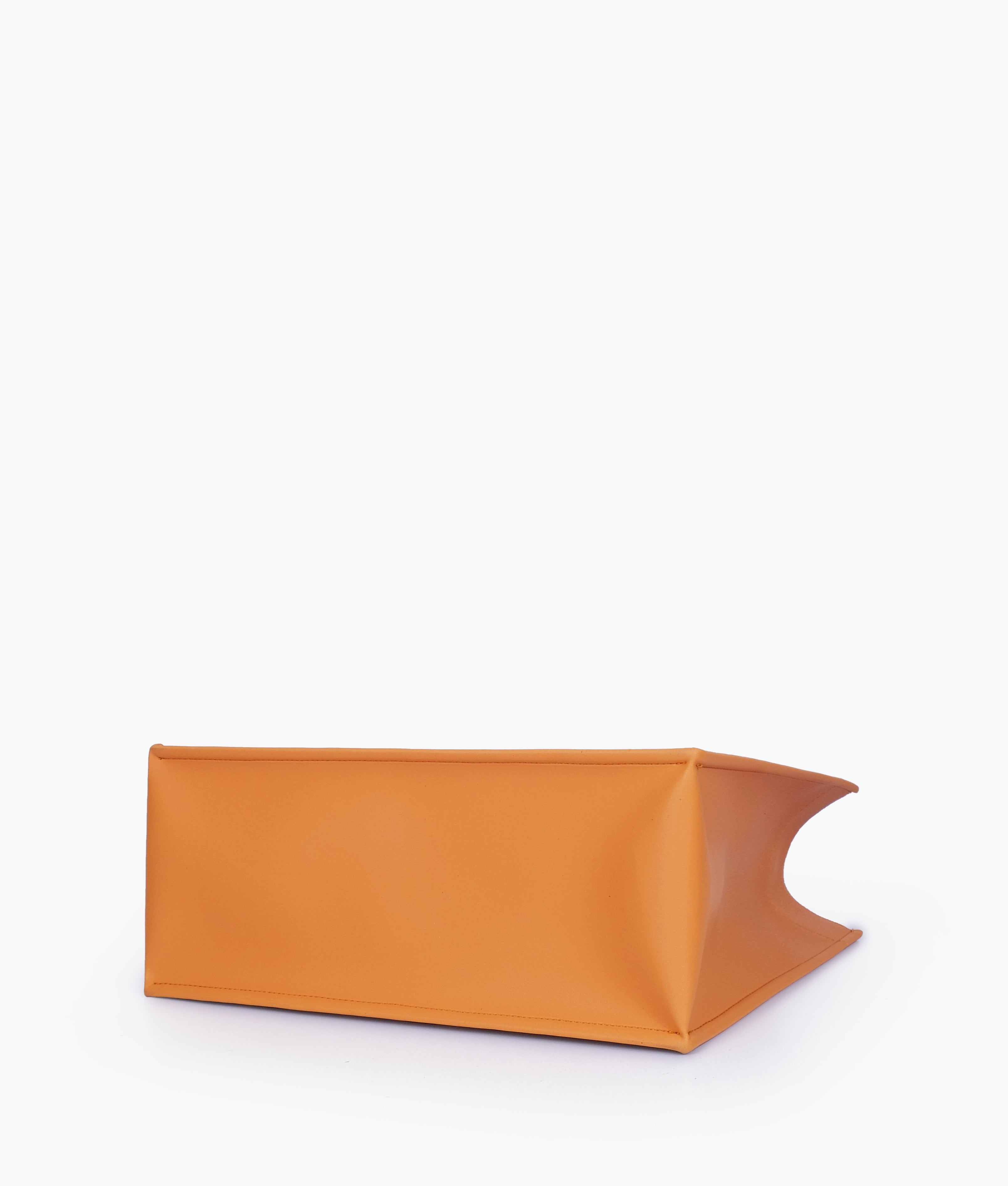 Mustard box tote bag