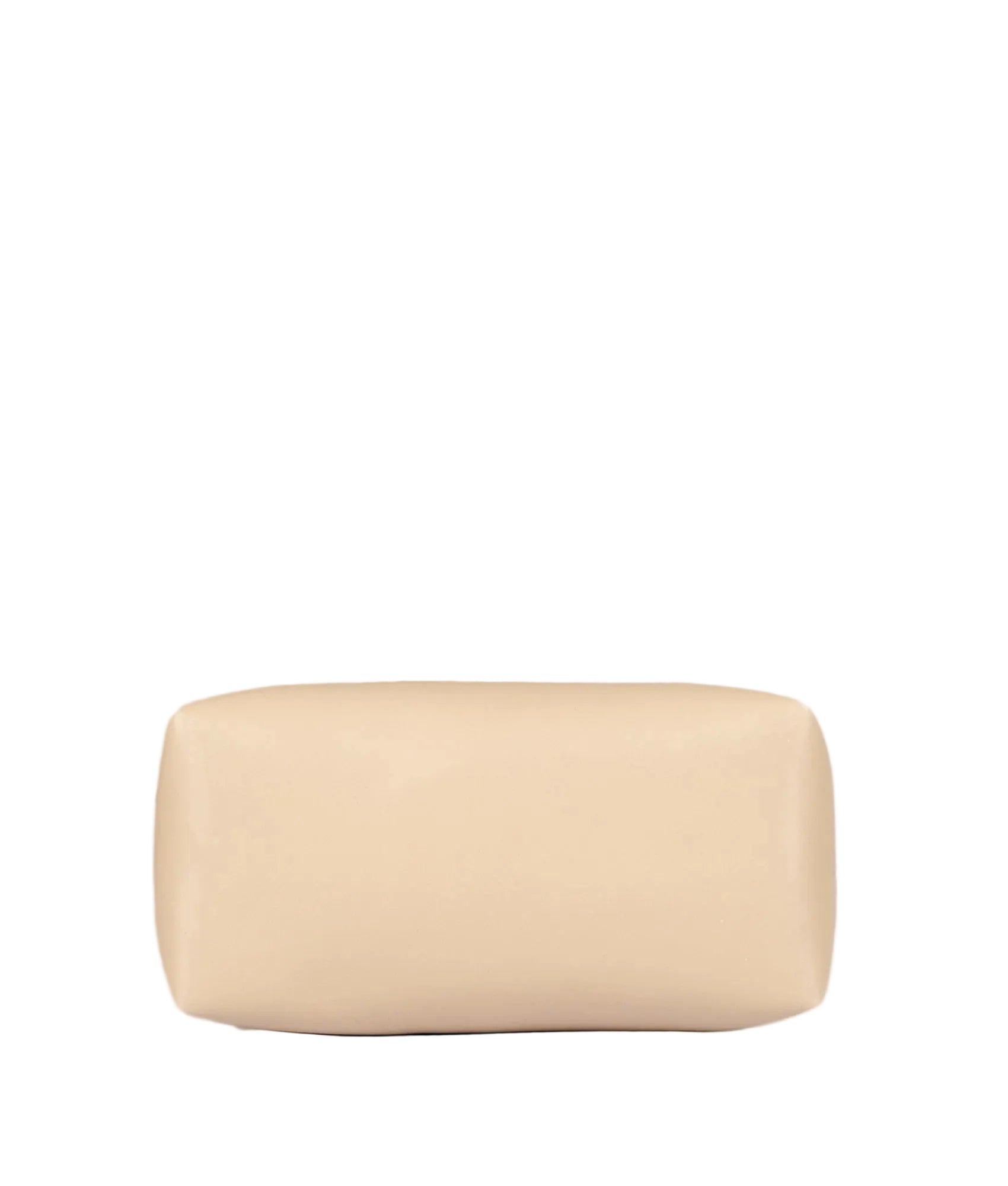 Beige mini bowling bag