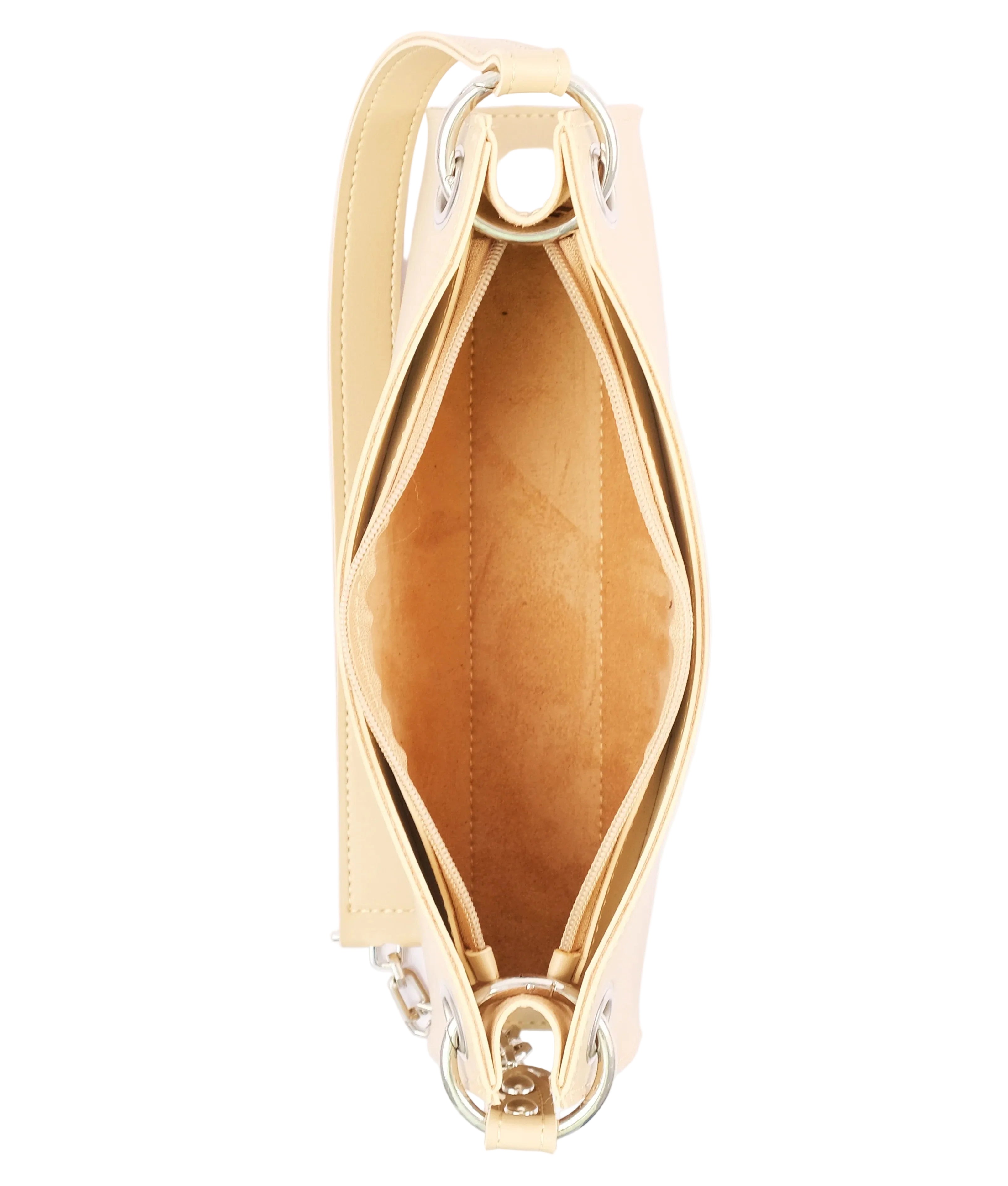 Elongated chain handle purse