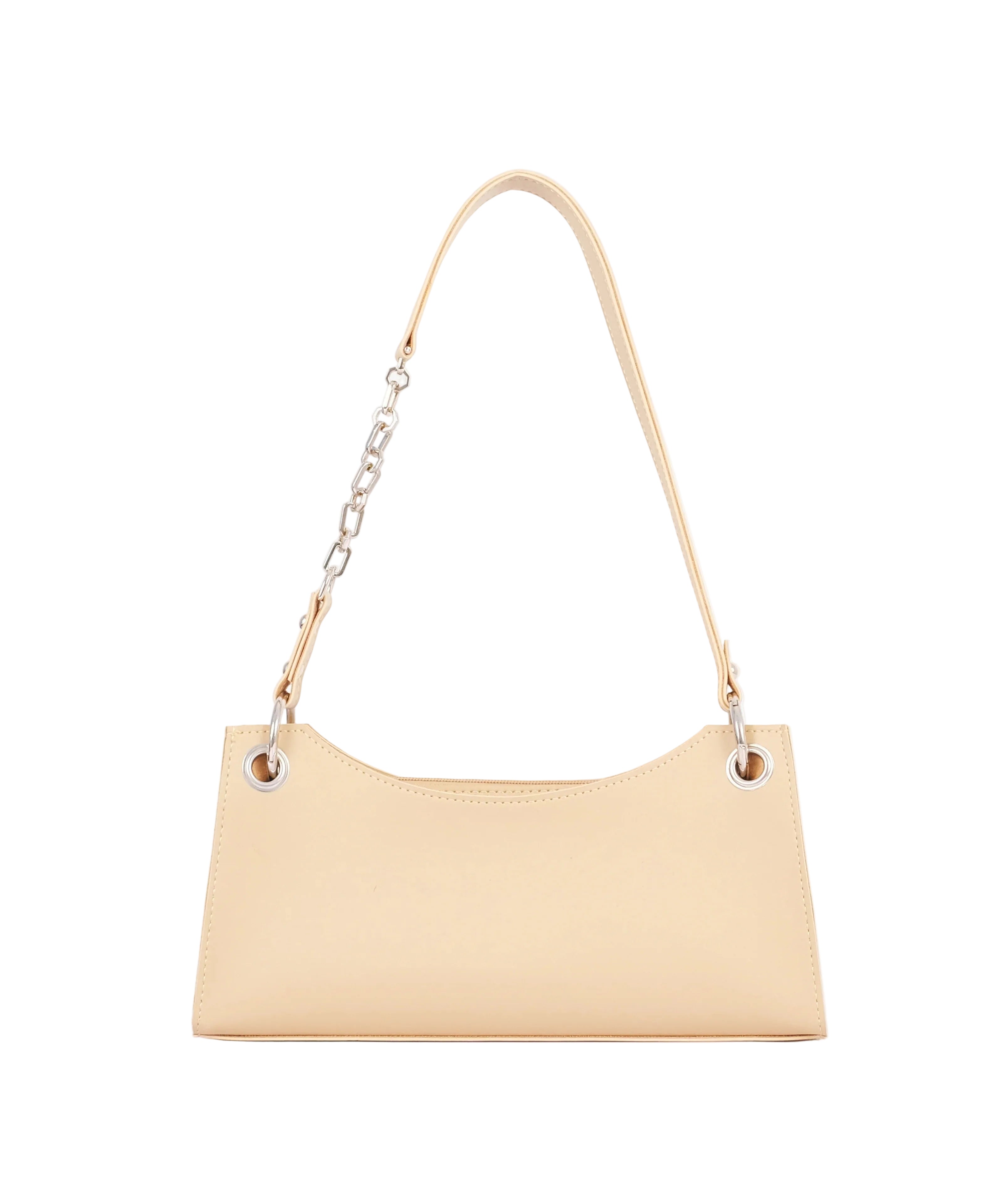 Elongated chain handle purse